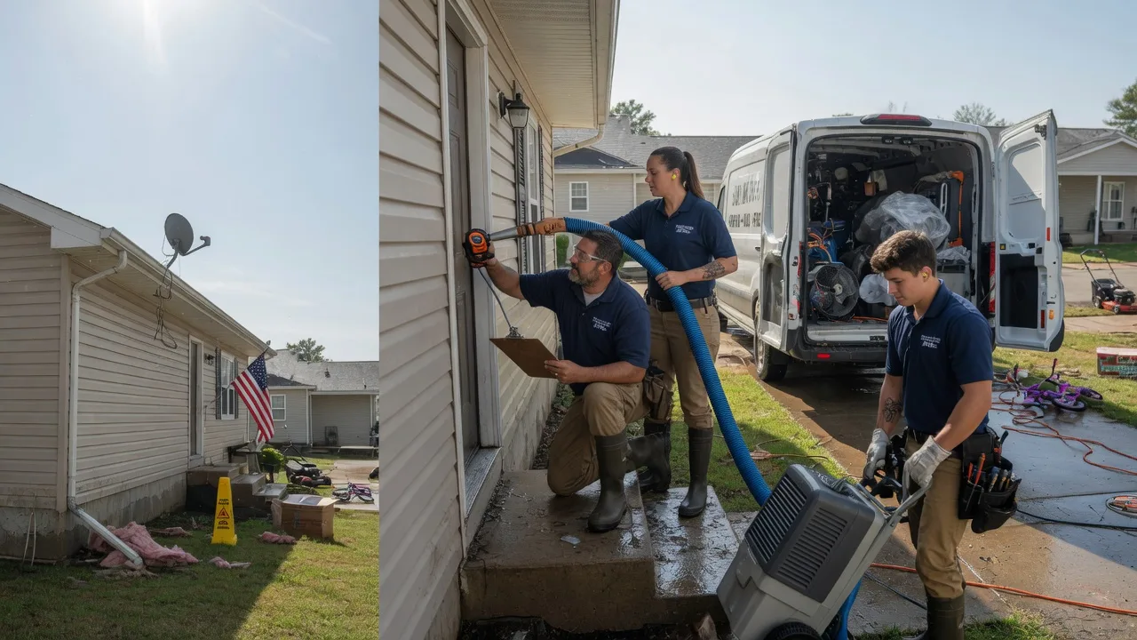 Ceiling Water Damage Restoration in Festus, MO near me